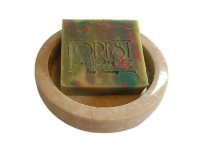 forest fragrances - natuurlijke zeep - edelsteen zeep - aurora - zeepbakje