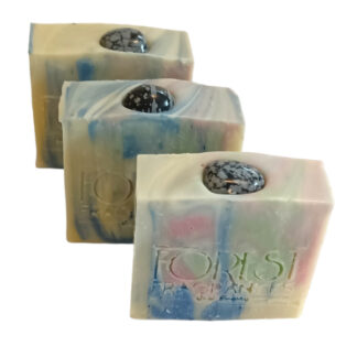 forest fragrances - zeep - edelsteen zeep - munt zeep