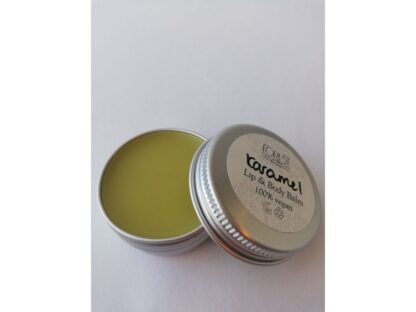 forest fragrances - bath & body - vegan lippenbalsem en body balsem - karamel