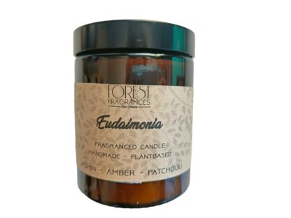 forest fragrances - geurkaarsen - plantaardig - jasmijn amber patchouli - verpakking