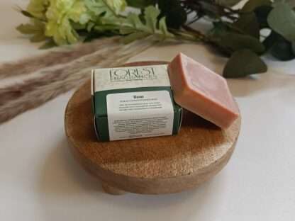 Forest Fragrances - Natuurlijke Haarverzorging - Solid Conditioner - Rozen - Rosa Verpakt