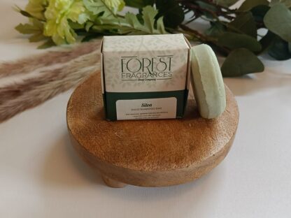 Forest Fragrances - Natuurlijke Haarverzorging - Solid Shampoo Bar - Lavendel Groene Thee Sandelhout - Silva Verpakking