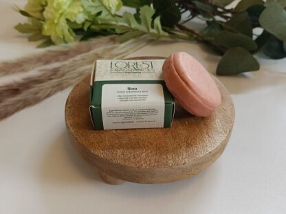 Forest Fragrances - Natuurlijke Haarverzorging - Solid Shampoo Bar - Rozen - Rosa Verpakt