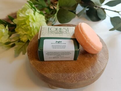 forest fragrances - natuurlijke haarverzorging - solid shampoo - kaneel sinaasappel - joyful
