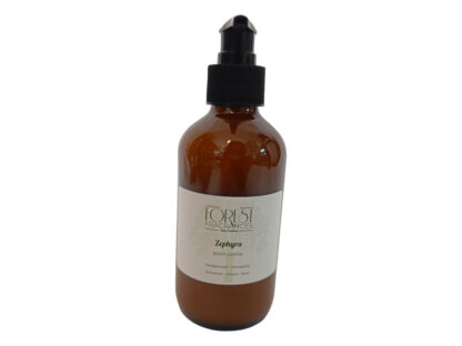 forest fragrances - huidverzorging - body lotion - zephyra - frisse geur - jeneverbes limoen munt etherische olie