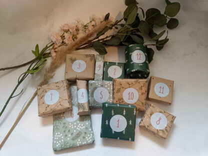 forest fragrances - natuurlijke zeep - adventskalender zeep - luxe adventskalender