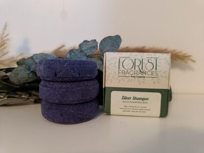 forest fragrances - duurzame haarproducten - solid shampoo - zilver shampoo - paarse shampoo