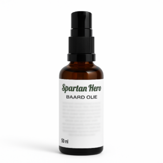 Baardolie van Forest Fragrances in amber glas pomp flesje. natuurlijke baardolie met patchouli