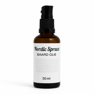 Natuurlijke baardolie met argan olie. In handig pompflesje van amber glas. Merk: Forest Fragrances