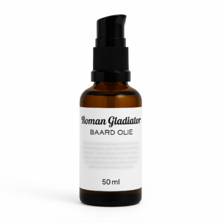Natuurlijke baardolie met vitamine E in handig pompflesje van amber glas. Merk Forest Fragrances